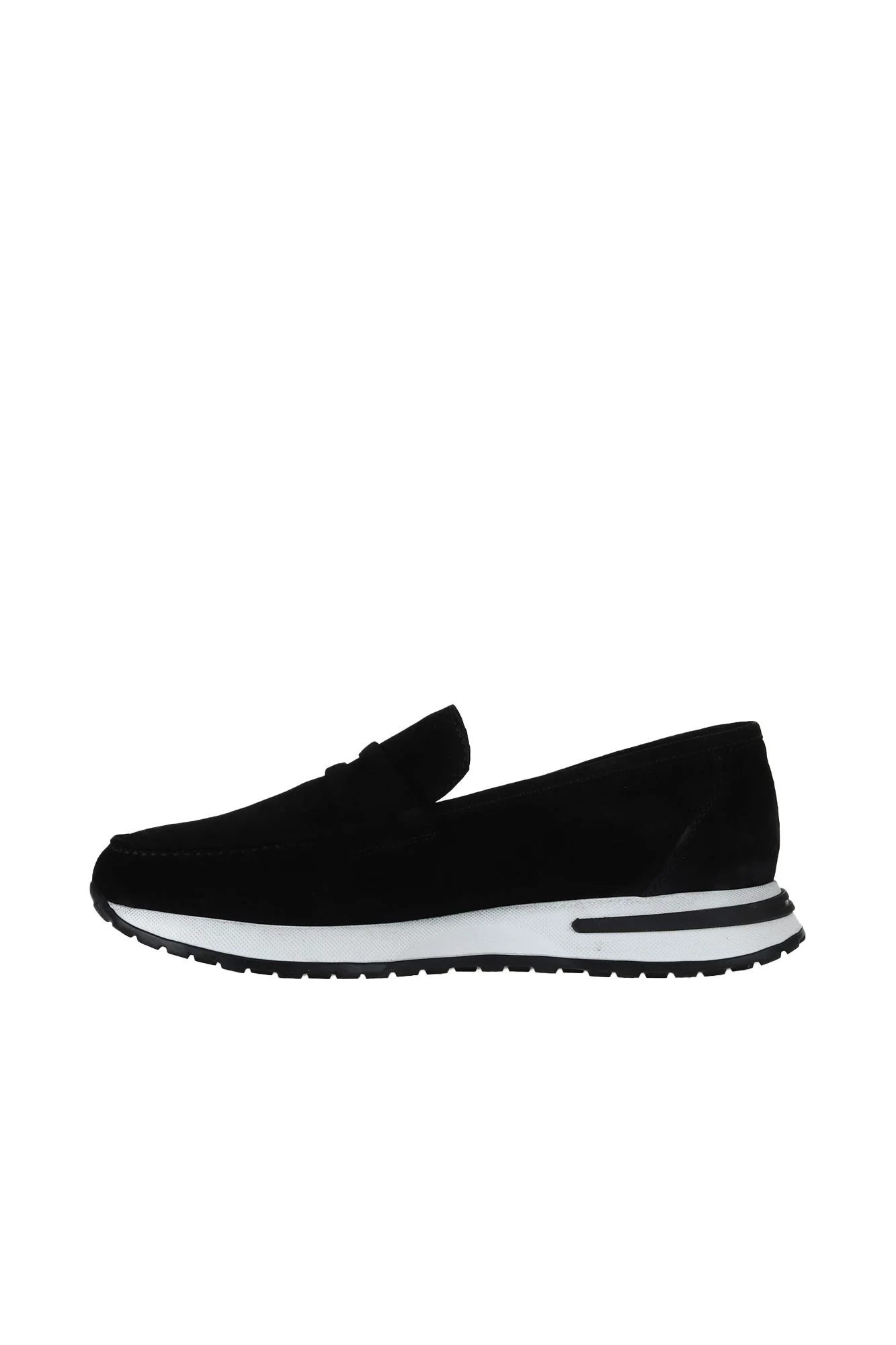 Siyah Süet Erkek Loafer