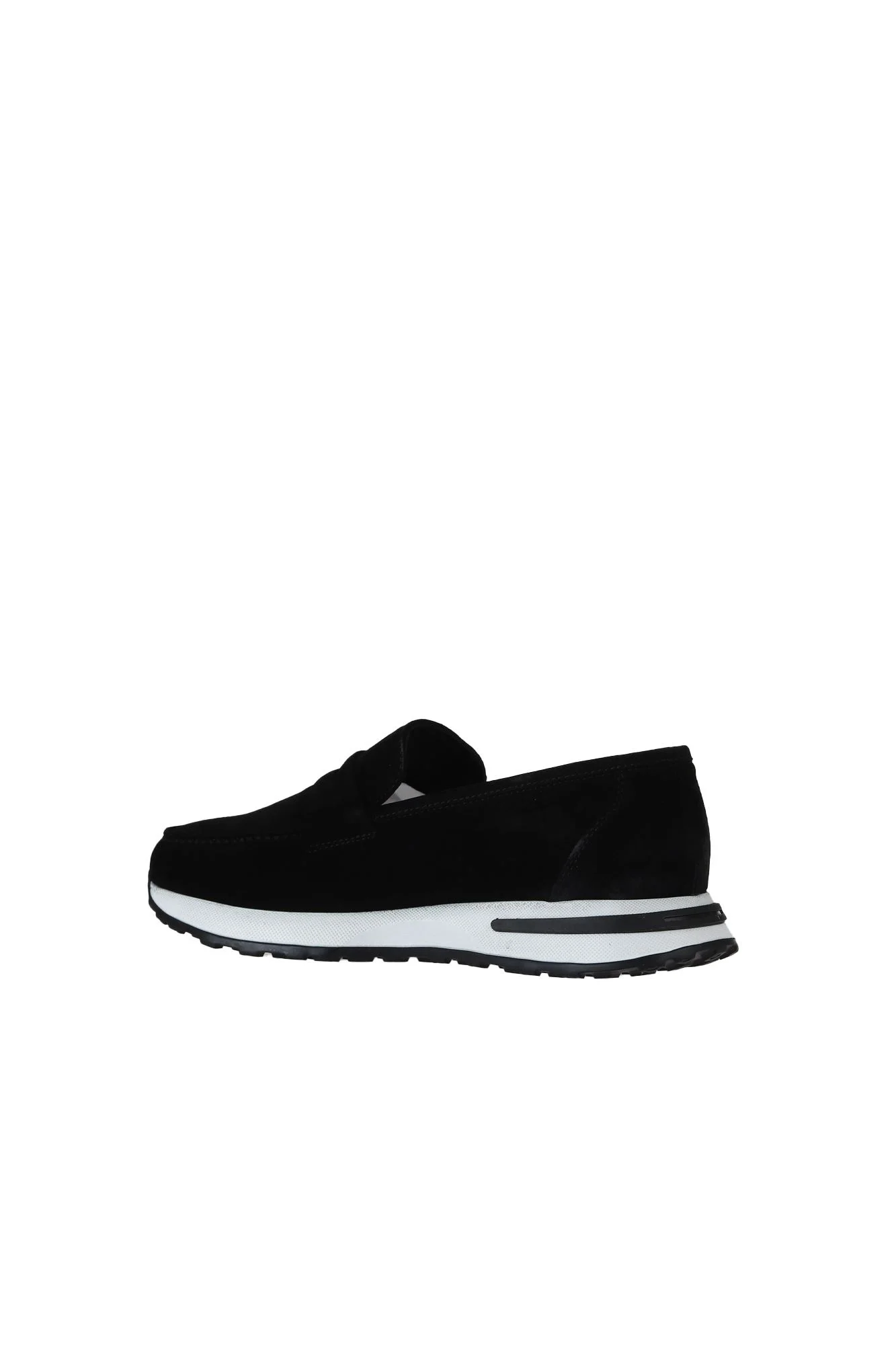 Siyah Süet Erkek Loafer