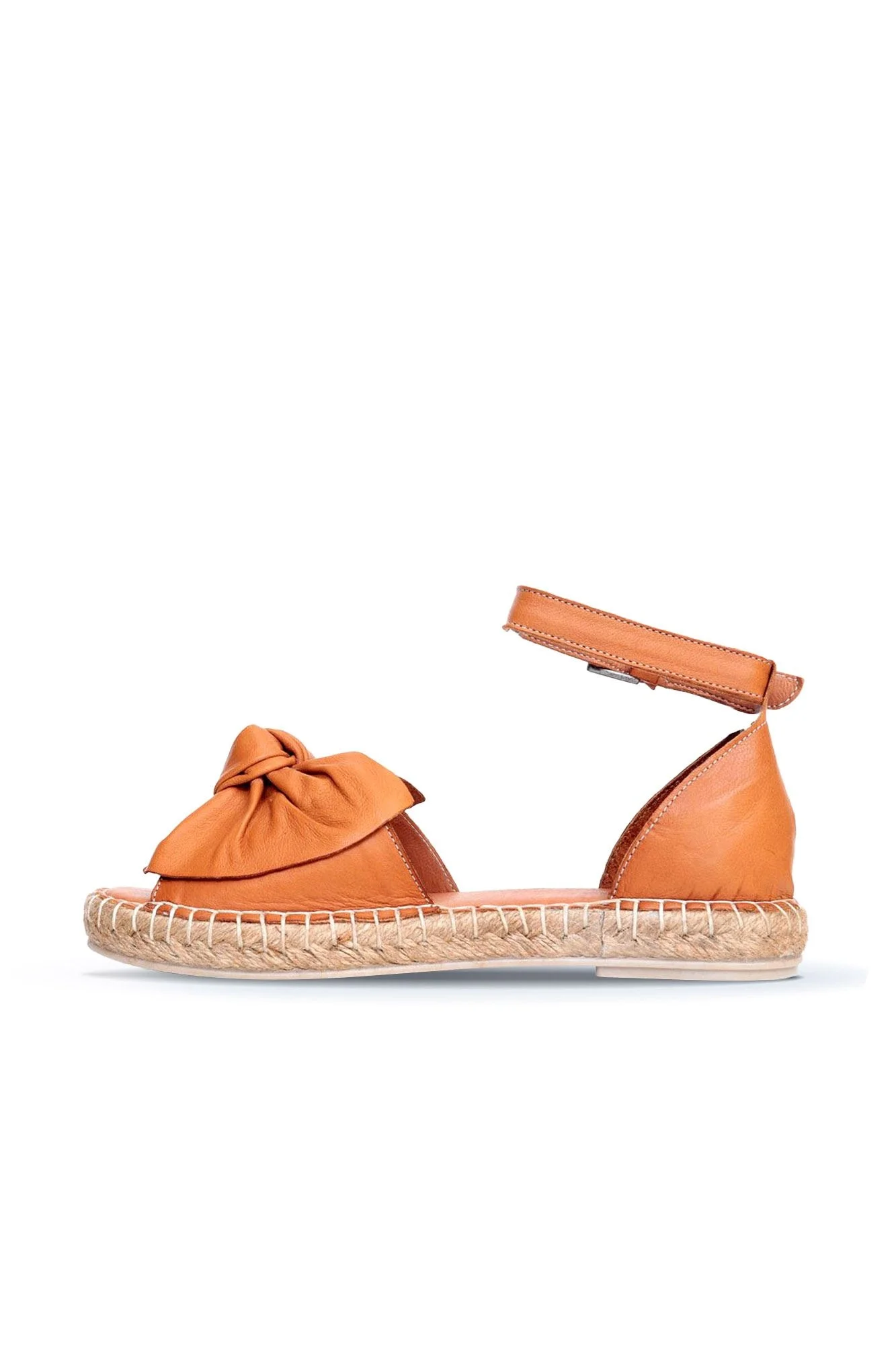 Taba Deri Kadın Espadril Sandalet