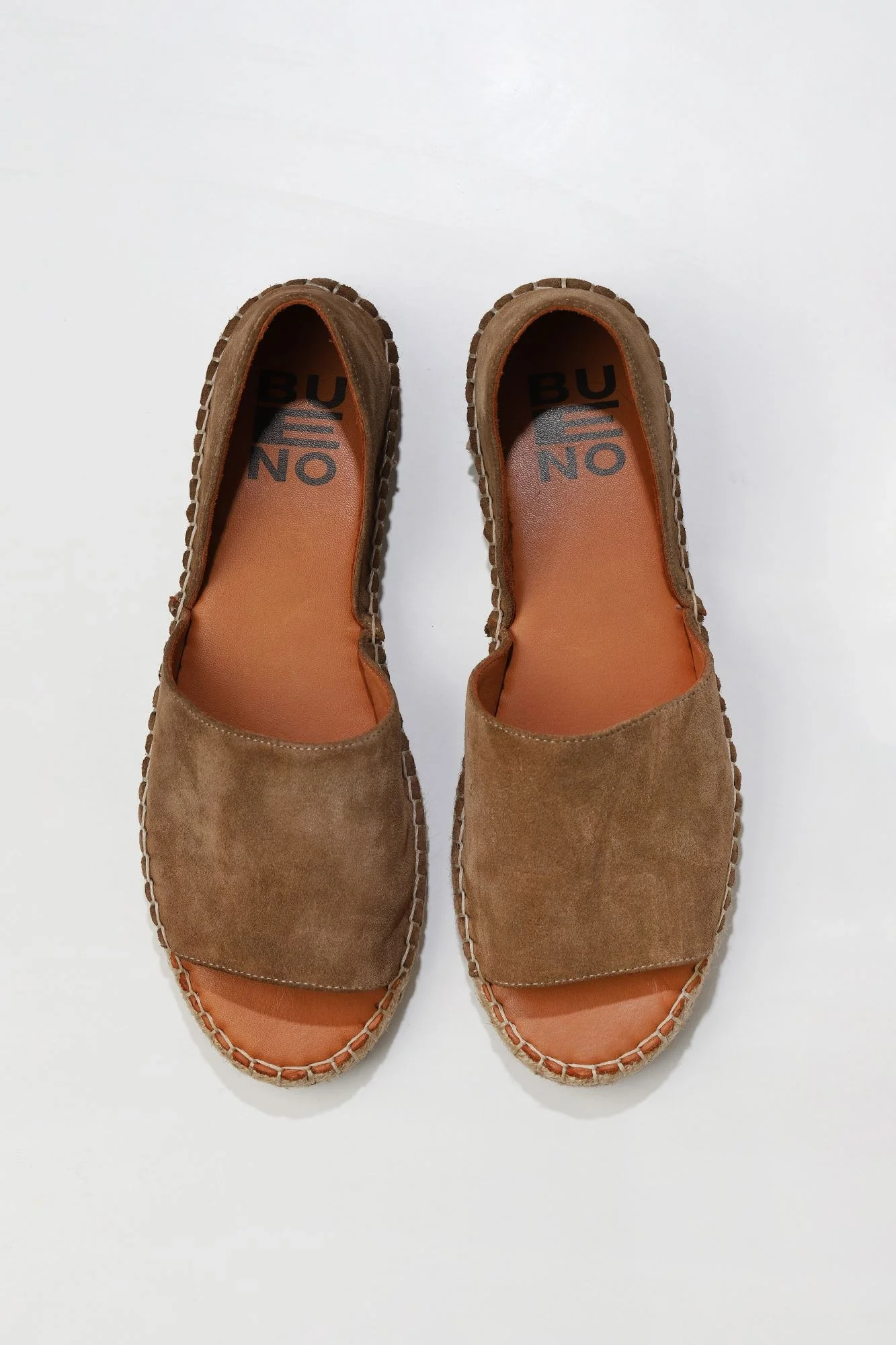 Taba Süet Kadın Espadril Ayakkabı