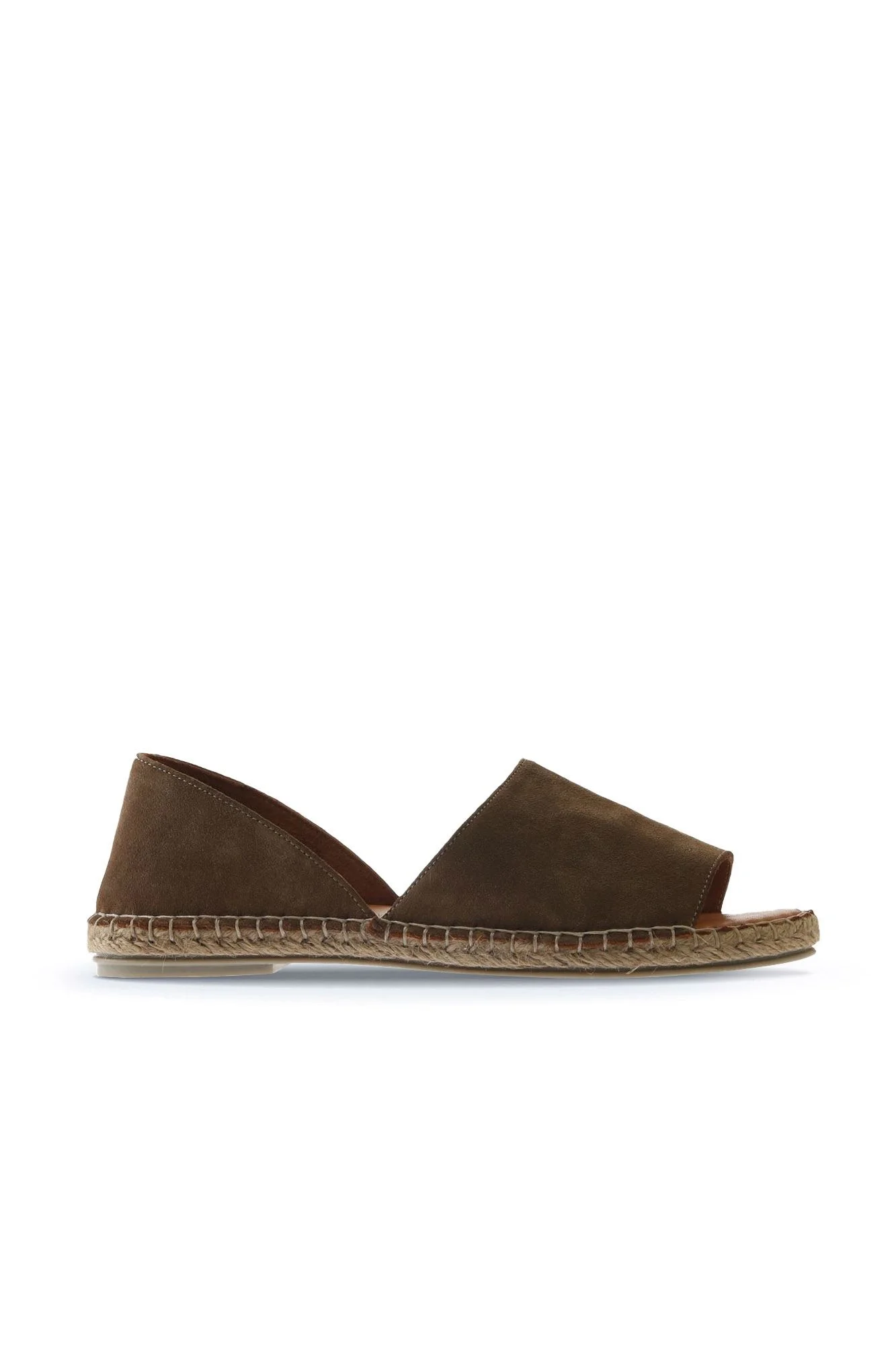 Taba Süet Kadın Espadril Ayakkabı