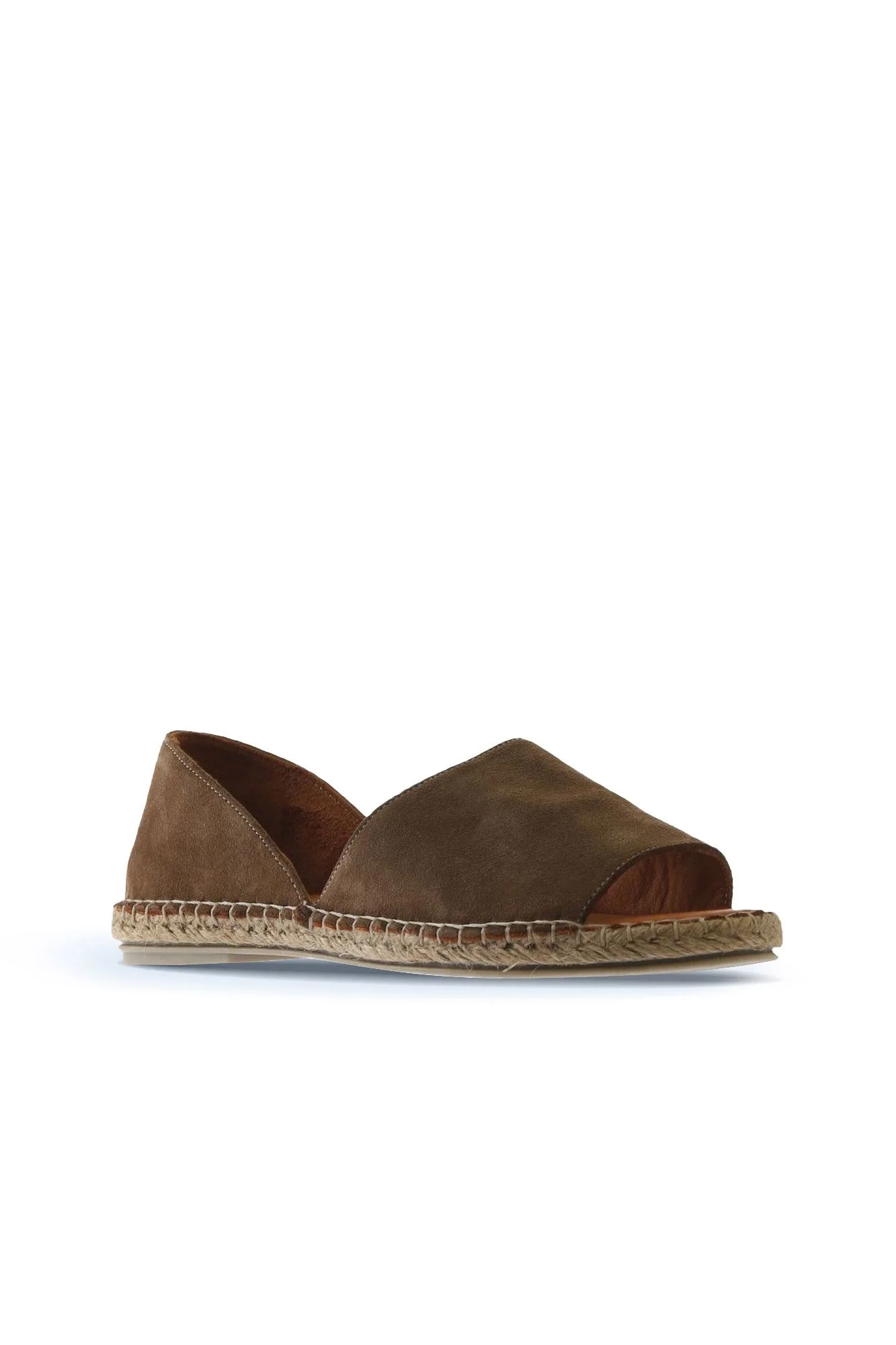 Taba Süet Kadın Espadril Ayakkabı