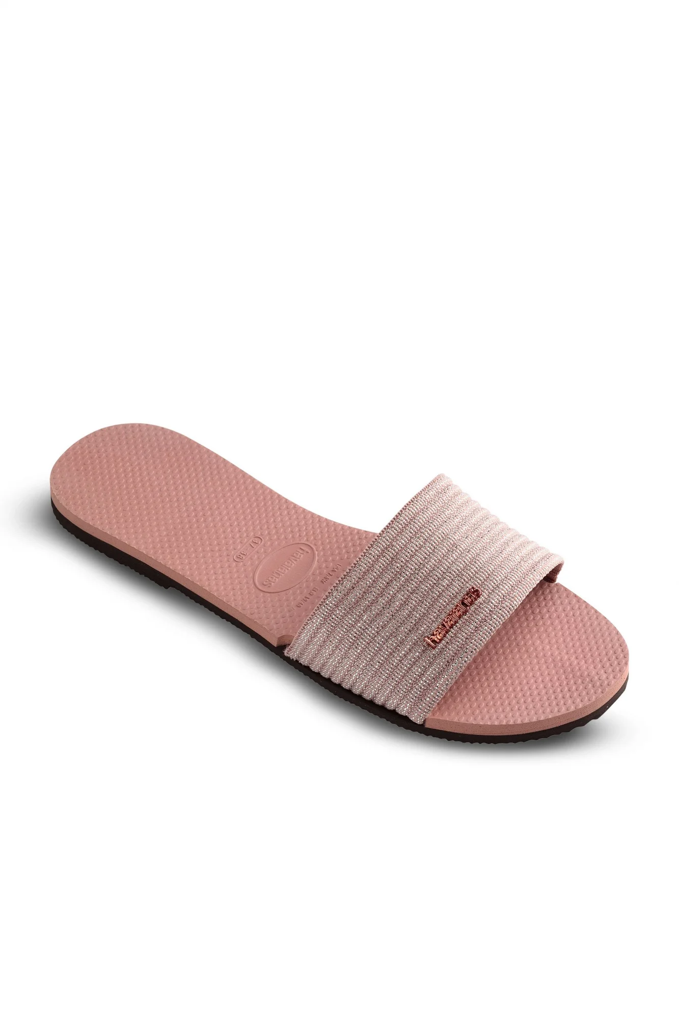 Uçuk Pembe Havaianas Havaianas Kadın Düz Metal Logolu Terlik