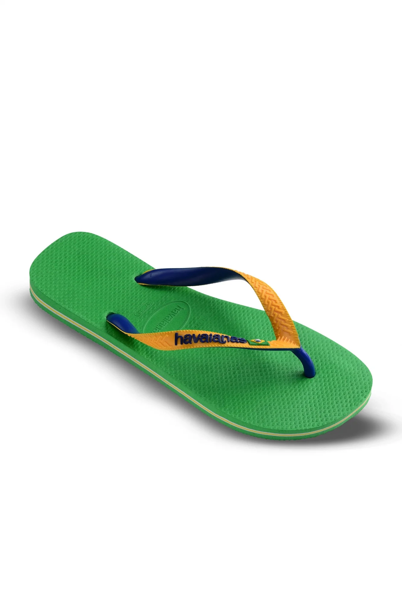 Yeşil Havaianas HAVAIANAS BRASIL MIX LEAF GREEN/MARINE BLUE
