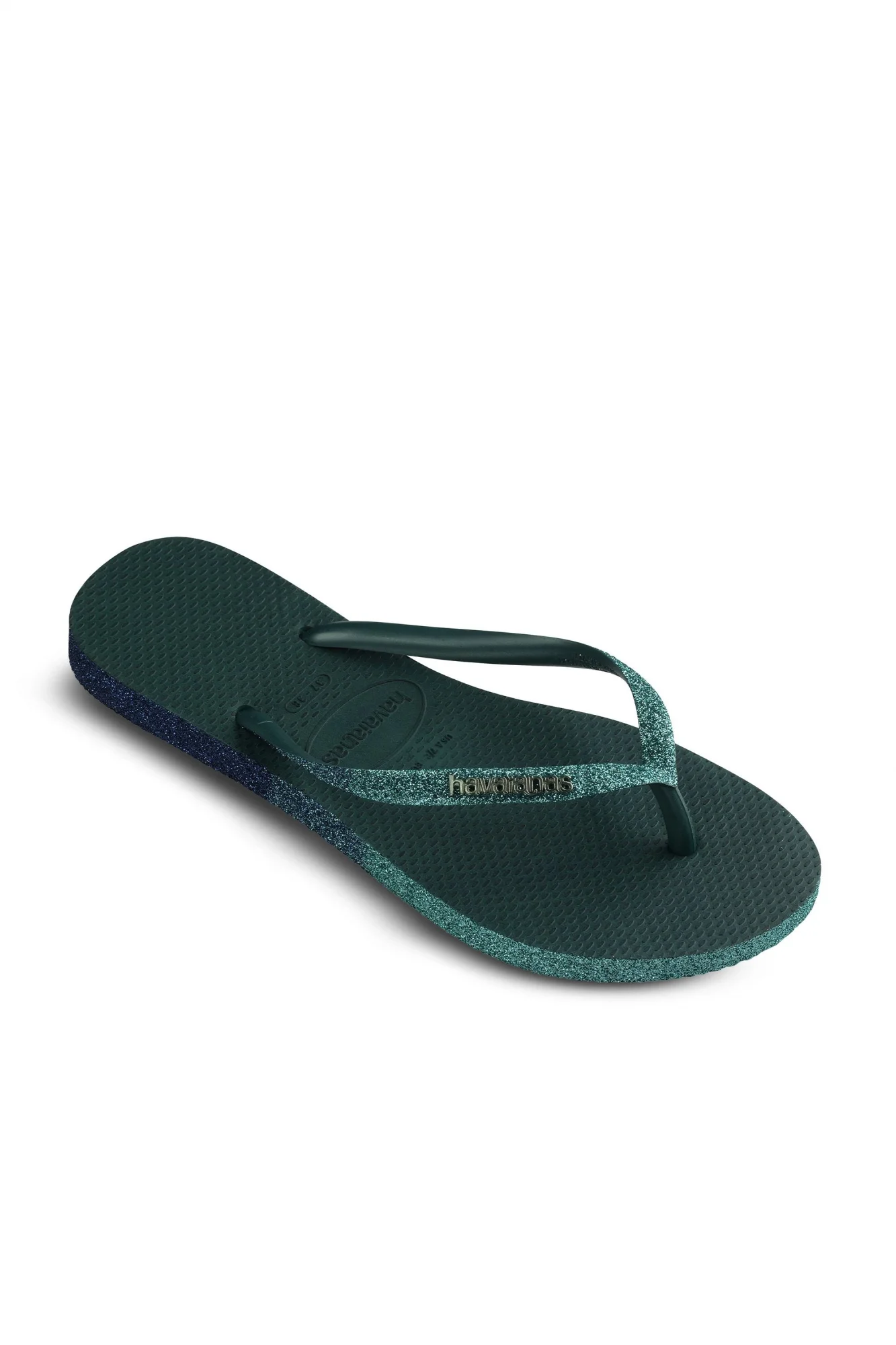Yeşil Havaianas Havaianas Metal Logolu Kadın Terlik