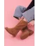 Taba Süet Kadın Düz Bot
