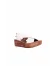 Beyaz Kırık Deri Kadın Dolgu Topuklu Sandalet 01wl3402
