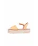 Bej Deri Kadın Espadril Sandalet
