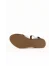 Beyaz Deri Kadın Dolgu Topuklu Sandalet