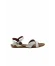 Beyaz Deri Kadın Düz Sandalet