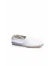 Beyaz Deri Kadın Espadril Ayakkabı