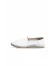 Beyaz Deri Kadın Espadril Ayakkabı