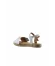Beyaz Deri Kadın Espadril Sandalet