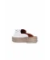 Beyaz Deri Kadın Espadril Terlik