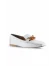 Beyaz Deri Kadın Loafer