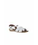 Beyaz Deri Kadın Sandalet