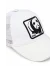 Beyaz Deri-Kumaş-Panda Erkek Şapka