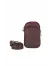 Bordo Koyu Deri Unisex Telefon Çantası