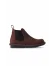 Bordo Koyu Nubuk Kadın Düz Bot
