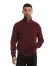 Bordo Süet Erkek Deri Mont