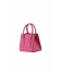Fuşya Flotter Deri Kadın El Çantası