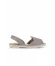 Gri Koyu Alf Süet Kadın Espadril Sandalet
