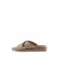 Gül Kurusu Deri Kadın Düz Terlik