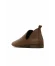 Kahverengi Deri Kadın Az Topuklu Ayakkabı