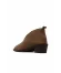 Kahverengi Deri Kadın Topuklu Bot