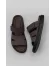 Kahverengi Nubuk Erkek Düz Terlik