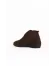 Kahverengi Nubuk Kadın Topuklu Bot