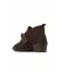 Kahverengi Nubuk Kadın Topuklu Bot