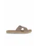 Kum Pudra Alf Süet Kadın Espadril Terlik
