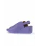 Lila Deri Kadın Dolgu Topuklu Sandalet