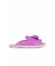 Lila Deri Kadın Espadril Terlik