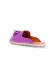 Lila Deri Kadın Espadril Terlik