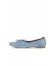 Mavi Açık Deri Kadın Loafer