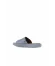 Mavi Deri Kadın Düz Terlik