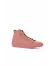 Pembe Deri Kadın Düz Bot