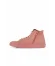 Pembe Deri Kadın Düz Bot