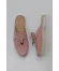 Pembe Süet Kadın Düz Terlik