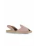 Pudra Alf Süet Kadın Espadril Sandalet