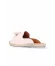Pudra Deri Kadın Espadril Terlik