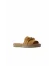 Sarı Deri Kadın Espadril Terlik