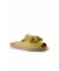 Sarı Deri Kadın Espadril Terlik