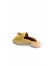 Sarı Deri Kadın Espadril Terlik