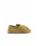Sarı Simli Deri Kadın Espadril Ayakkabı