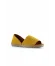 Sarı Süet Kadın Espadril Ayakkabı