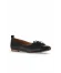 Siyah Deri Kadın Loafer