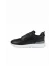 Siyah Deri Kadın Sneakers